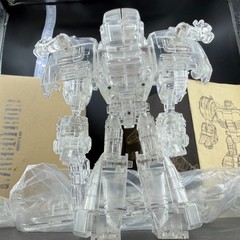 RARE Transformers Grimlock G1 Transparent ver. Unassembled Kit*2 No Box USAship
