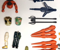 GI Joe Action Figure ARAH Weapons Parts Accessories Gun 80s 90s Lot Vehicle Base
