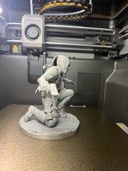 Collectible Marvel Deadpool Action *Unpainted* Figure Display