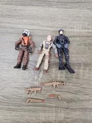 G.I. Joe Action Figures & Wepons Lot of 7 Mixed