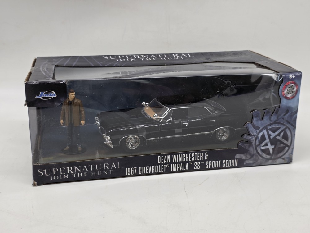 NEW 2025 JADA TOYS • SUPERNATURAL • DEAN WINCHESTER * 67 CHEV IMPALA die cast