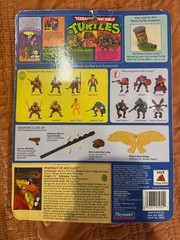 Vintage 1989 TMNT Ace Duck Action Figure MOC Punched Playmates Toys