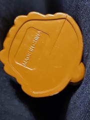 Unbranded Light Plastic Police Dog Toy Figure- 2.25 In Tall WEAR