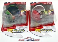 POKEMON Clip ‘N’ Go Balls ZORUA + Dusk Ball & TURWIG + Poke Ball – LOT of 2x NEW