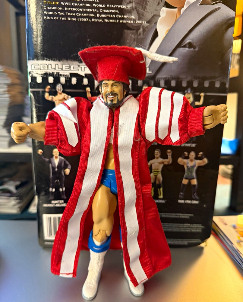 WWE Classic Superstars The Genius Lanny Poffo Series 15 – Loose Display Figure