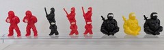1980s Panosh Ninja Mites — Huge Lot of 72 Action Figures!
