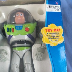 Buzz Aldrin signed Toy Story Buzz Lightyear Ultimate Talking Action Figure