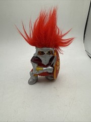 1992 Knight Troll Doll Battle Trolls Mt China Red Knight In Shining Armour 7”