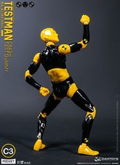 DPS10: DAMTOYS 1/12 scale Crash Test Dummy Testman C3 Action Figure