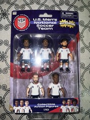 3 Different Super Goal World Cup Collectible Action Figures 5-Pack
