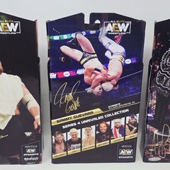 AEW Hangman Adam Page Sammy Guevara Samoa Joe Unrivaled Collection Wrestling Lot