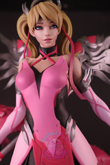 Mercy Overwatch Statue Hand Painted Collector Figure 30cm 11.8in
