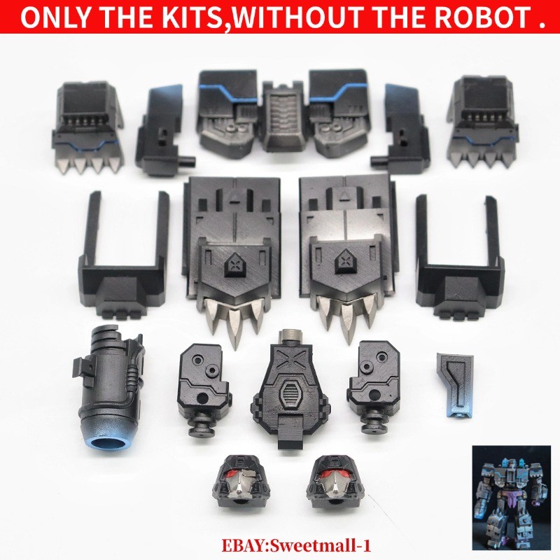 3D DIY IDW Turmoil Style Upgrade Kit For AOTP Megatronus The Fallen Accessories