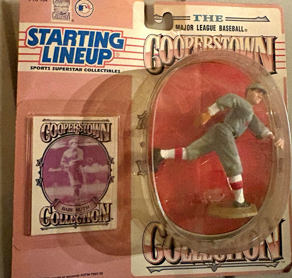 Starting Lineup Babe Ruth Cooperstown Collection Baseball Action Figure