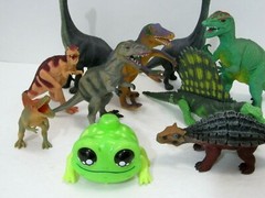 8 Dinosaurs Plus Bonus Yellies Lizard Large Figures Play Toy High Quality Dinos
