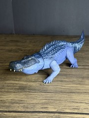 Mattel Jurassic World Rebirth Purussaurus Gigantic Thrashers Dinosaur Aligator
