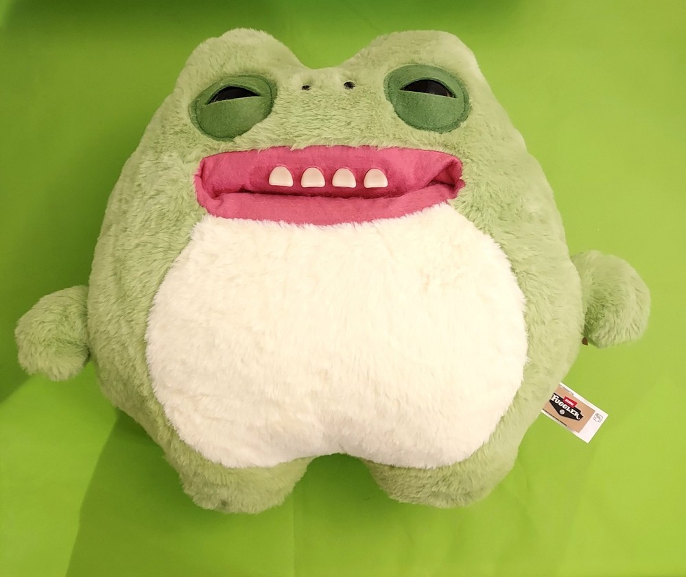 Huge Fuggler Chunky Fuggs 15″ Frog Monster Squishy Plush Funny Tooth Ugly Zulu