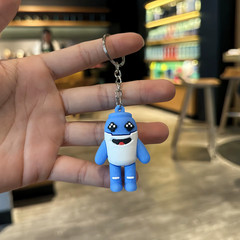 2026 Anime STEAL a BRAINROT Blue 67 Sahur Keychain Cute No. 67 Keychain Pendant