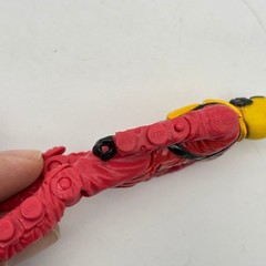 Tonka BTR Rescue Pilot Action Figure 4″ Red Jumpsuit Yellow Helmet Built to Rule