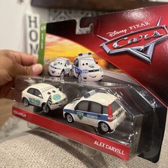 DISNEY PIXAR CARS ERIK LANELEY AND ALEX CARVILL 2 PACK NIP