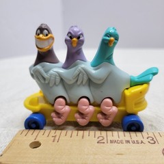 VTG Animaniacs Figurines Warner Bros Lot Of 6 Rolling Expandable 1993 & 1994