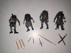 4 Pcs Movie Teenage Mutant Ninja Turtles Classic Collection TMNT Action Figures