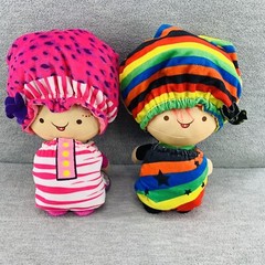 Flip Zee Trolls 2 in 1 Plush Rainbow Galore & Pretty in Pink Toy