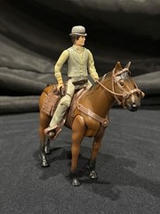 Vintage Kenner Butch Cassidy 3 3/4” Figure And Horse “Buff” (complete tack)