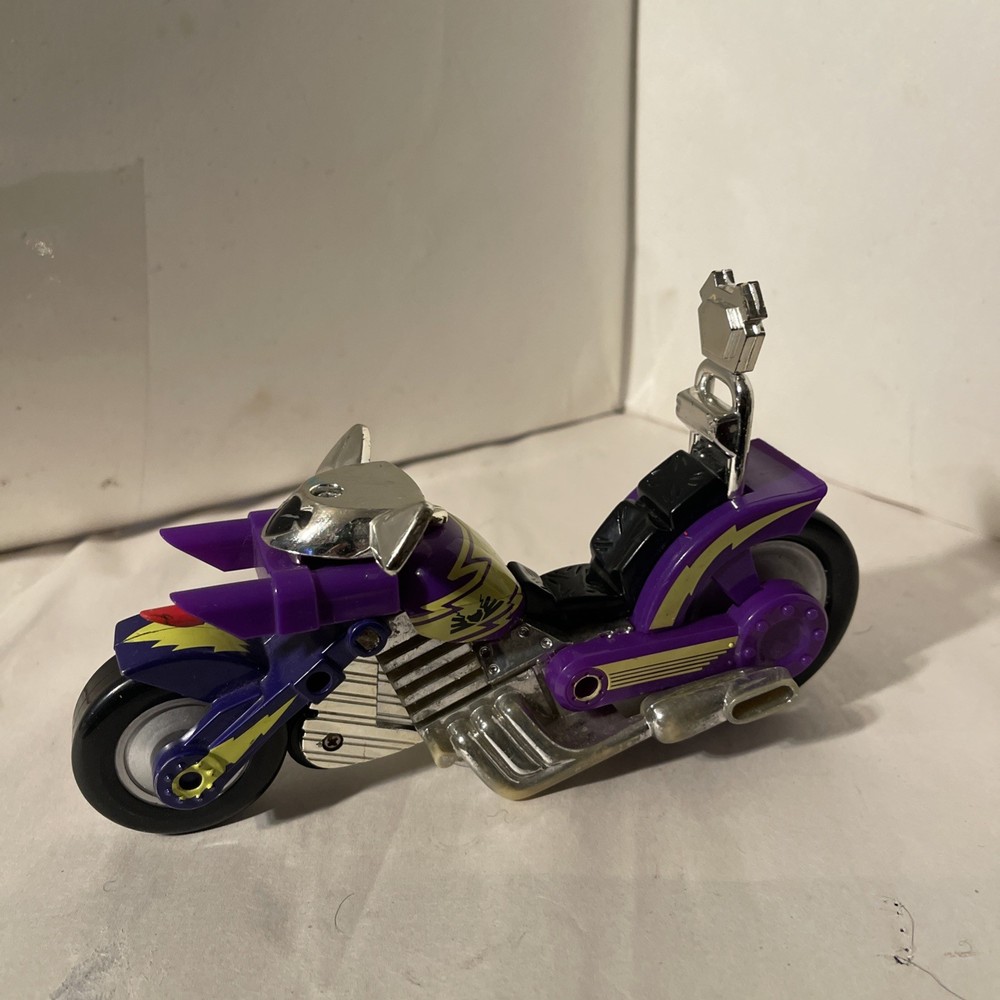 Vintage 1993 Biker Mice From Mars Motorcycle 7 Inches Backrest Rolls Well