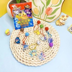Pokemon 32pcs Acrylic Pendant Keychain Set Blind Bag Anime Character Charms