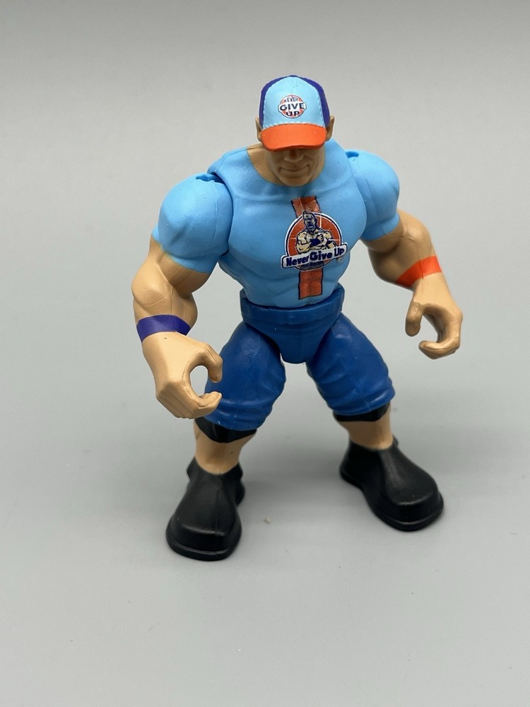 WWE Mattel Knuckle Crunchers John Cena Wrestling Figure Wrestlemania