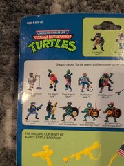 TMNT Raph, Green Teen Beret 1991 Unpunched MOC MOSC 5152 Ninja Turtles Playmates