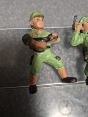 Lot of 2 Mattel Guts & Glory Military Army Action Figures Solders