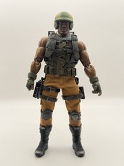 Mezco One:12 Collective GI Joe Roadblock Action Figure NEARLY COMPLETE