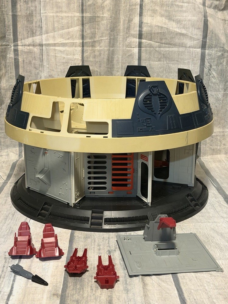 GI Joe Cobra Terror Drome 1986 Collectible Rare (Incomplete) Sold As Is Vintage