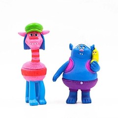12pcs/Set Trolls Branch Critter Skitter Figures Trolls Children Toy Kids Gifts