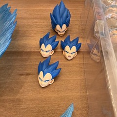 Demoniacal Fit Deep Blue Vegeta Action Figure 1/12 Scale /with Extra Head Sculpt