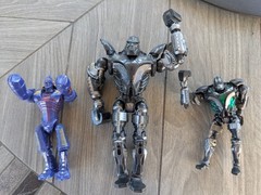 Lot Of 3 Jakks Pacific Real Steel Action Figures NOISY BOY ZEUS! SEE PICS! RARE!