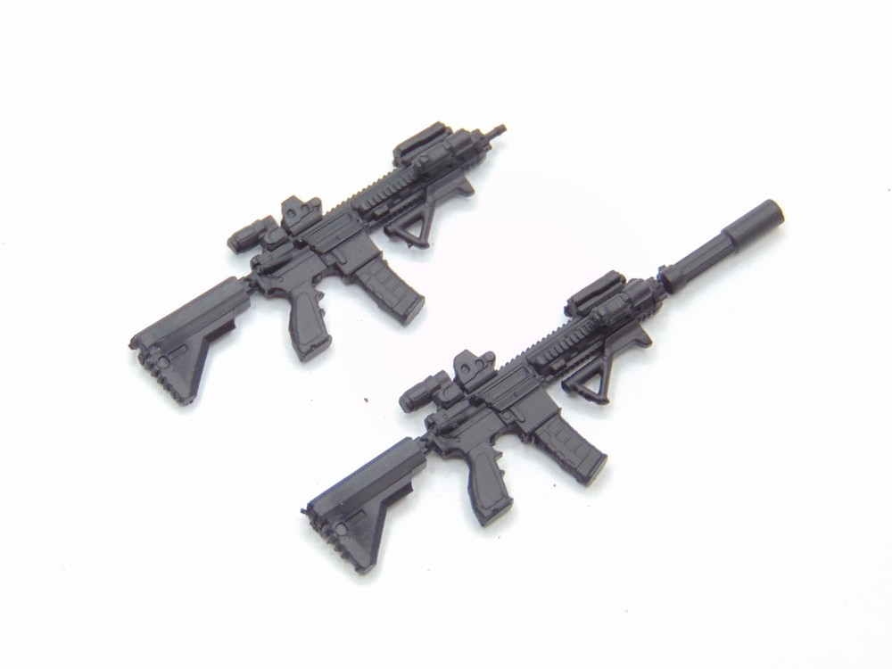 Custom 1:18 Scale HK416 Tactical Assault Rifle Weapons Set for 4″ GI JOE ARAH