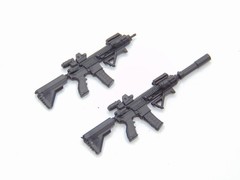 Custom 1:18 Scale HK416 Tactical Assault Rifle Weapons Set for 4″ GI JOE ARAH
