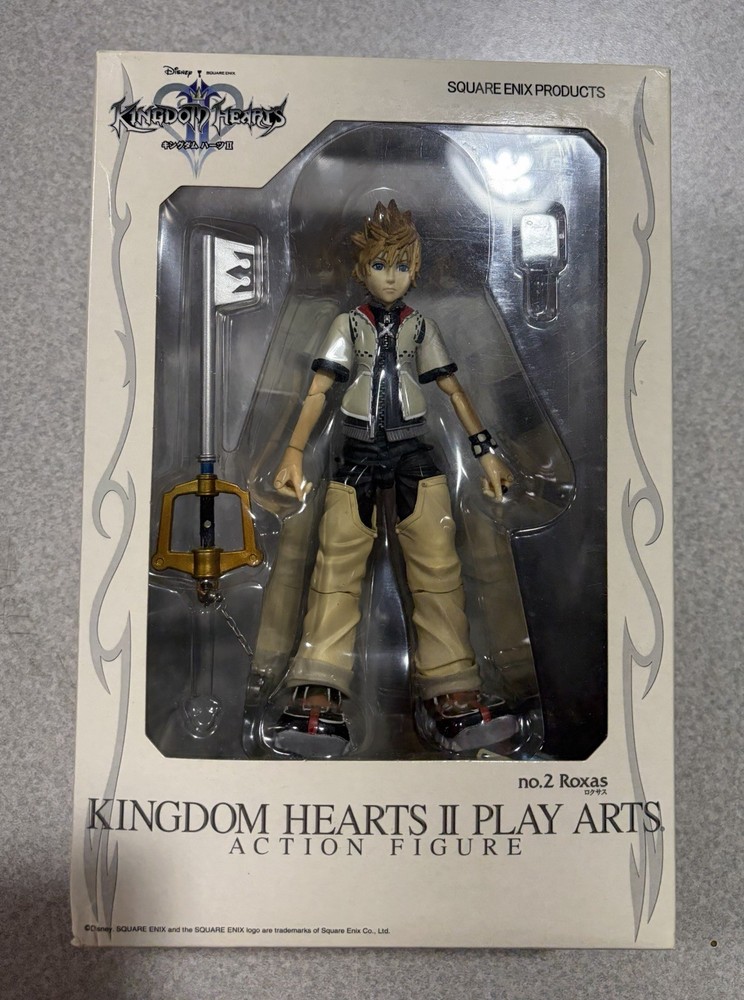 Kingdom Hearts II Play Arts Roxas No. 2 Action Figure Square Enix Sealed