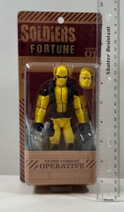 Soldiers of Fortune Close Combat Operative Yellow Black 1/12 Scale Action Figure