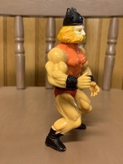 Vintage 80s MOTU KO Galaxy Heroes Wrestler Warrior Huk Orange Chest Variant READ