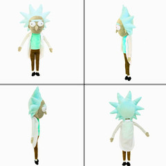 Rick & Morty Super Soft Plush Rick The Scientist | Licensed Adult Swim Plush