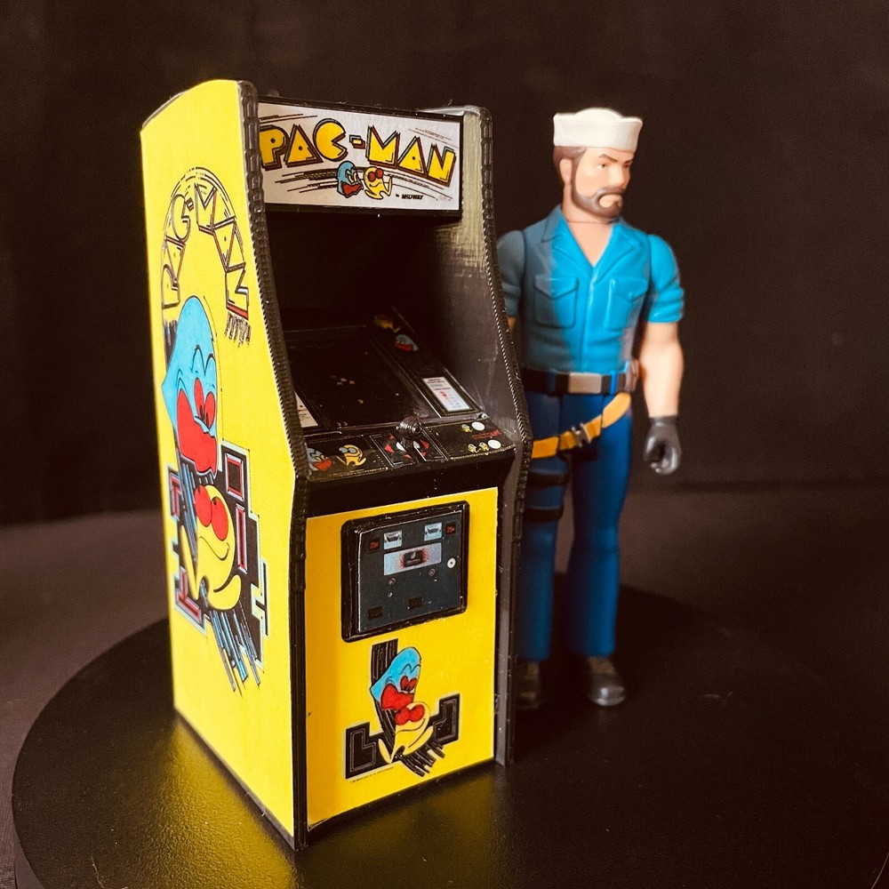 1:18 Scale Arcade Machines for 3.75 GI Joe Star Wars Diorama Pac Man Donkey Kong