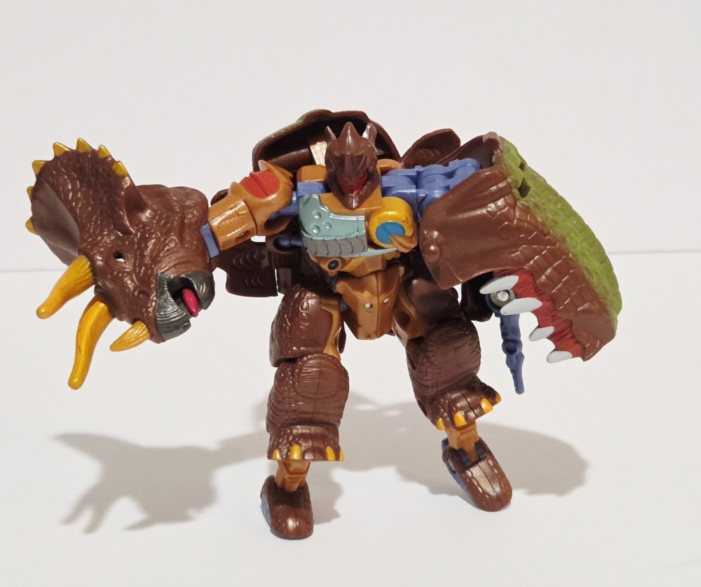 Transformers Beast Machines 2000 Triceradon Maximal Dinobot Tripceratops Loose