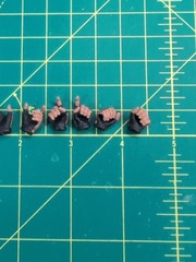 1/12 Scale 4 Sets Of Half Gloved Caucasian Hands #2 For 6″ Figure “I SHIP DAILY”