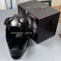 Iron Man Autoking Full Black MK5 Helmet Electronic Voice Activated Cosplay Mask
