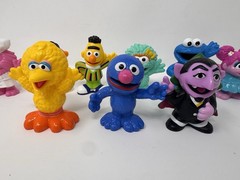 Sesame Street Workshop Figure Cake Topper Lot of 9