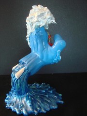 WAVE HAND Custom Kidrobot Santa Cruz Skateboards Screaming Hand Figure